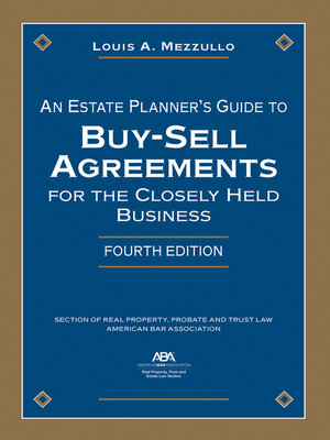 cover image of An Estate Planner's Guide to Buy-Sell Agreements for the Closely Held Business